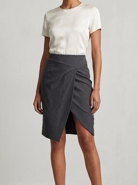 Bebe Wool  Skirt with Silk Lining